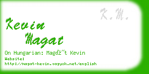 kevin magat business card